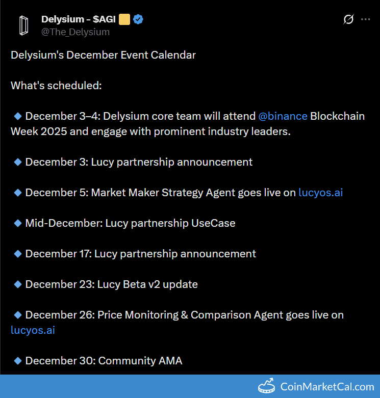 Delysium Market Maker Agent Launch
