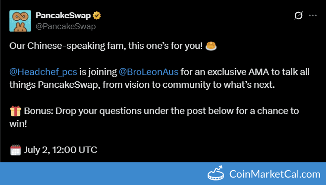 PancakeSwap Chinese Community AMA