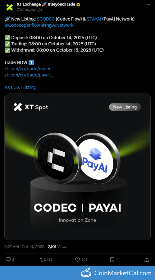 XT.COM Listing of Codec Flow (Codecopenflow)