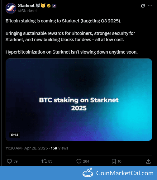 Bitcoin Staking on Starknet