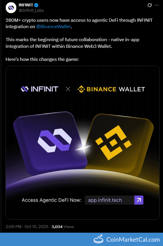 INFINIT Binance Web3 Wallet Integration