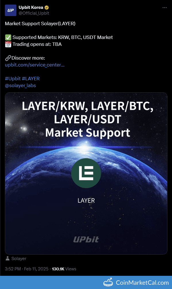 Upbit Listing