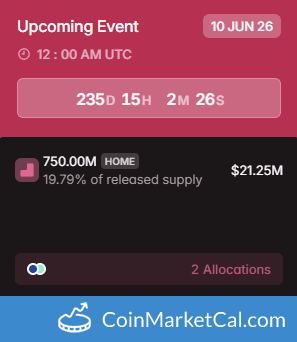 HOME 750MM Token Unlock