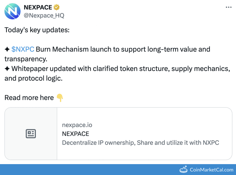 Nexpace Whitepaper Update