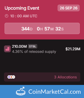 STBL 210MM Token Unlock