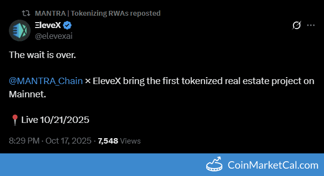 MANTRA Chain Tokenized RE Project Launch