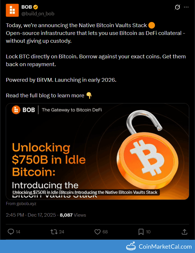 Build on Bitcoin Native BTC Vaults Stack