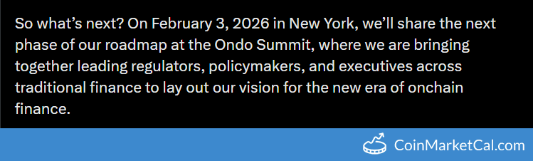 Ondo Finance Roadmap Update at Ondo Summit