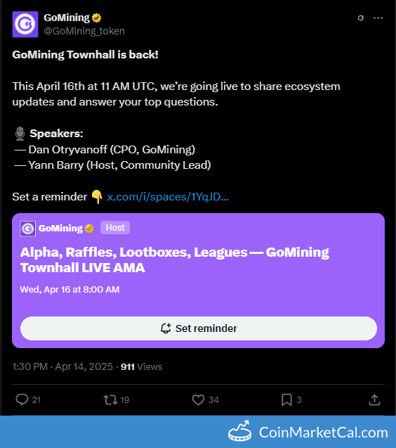 GoMining Townhall