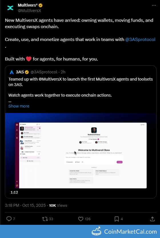 MultiversX 3AS Partnership