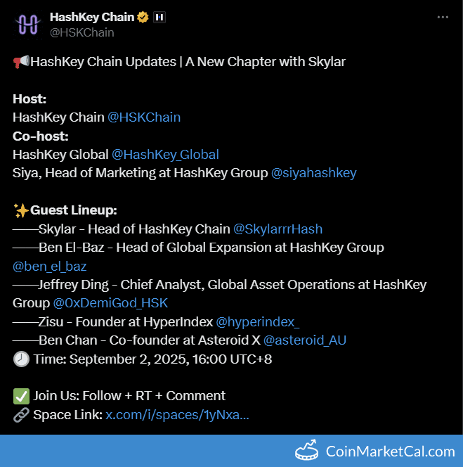 HashKey Chain Updates AMA: A New Chapter with Skylar