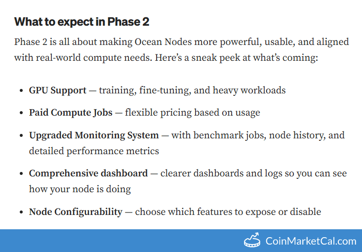 Ocean Protocol Nodes Phase 2