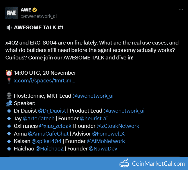 Awesome Talk #1 by AWE Network