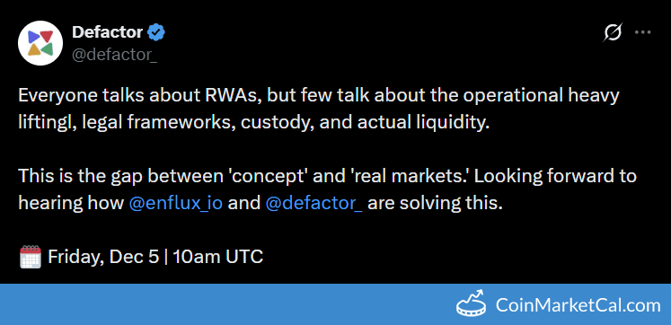 Defactor Talk with Enflux on RWA Bridge