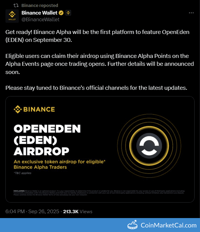Binance Alpha Listing