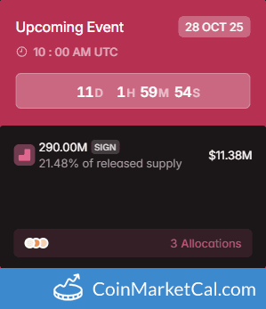 Sign 290MM Token Unlock