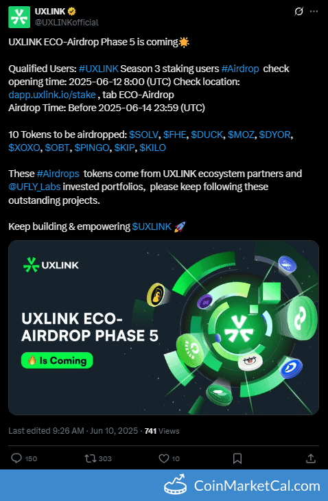 UXLINK Eco-Airdrop Phase 5