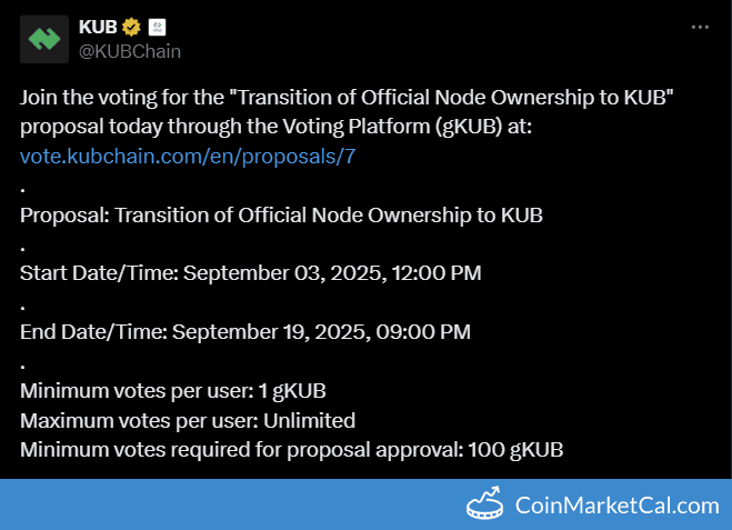 KUB Chain Node Ownership Vote