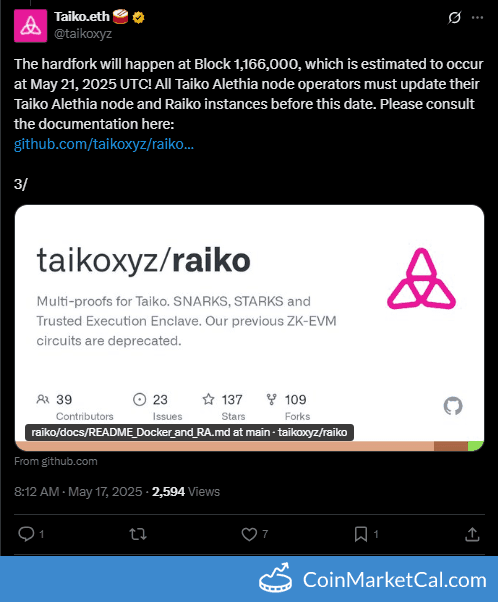 Pacaya Hardfork on Taiko Alethia Mainnet