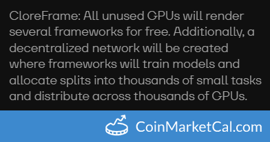 Clore.ai (CLORE) Q2 2025 CloreFrame Launch