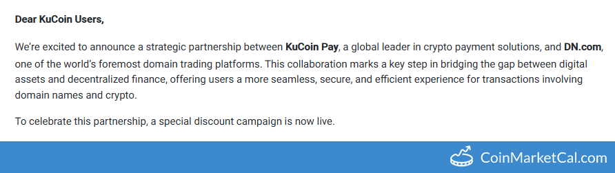 KuCoin Pay Partners with DN.com for Crypto Domain Trading