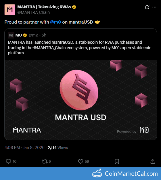 MANTRA Partnership with M0 to Expand mantraUSD Stablecoin
