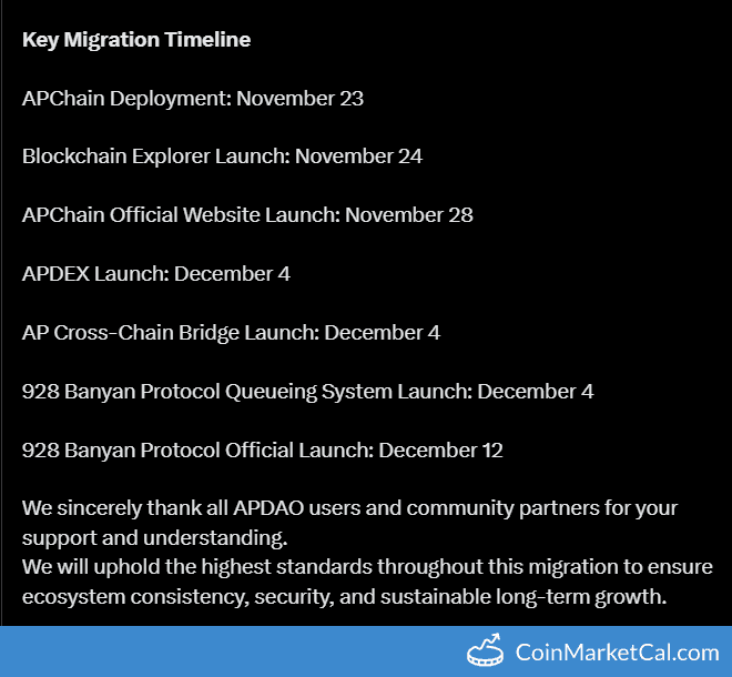 APDAO Blockchain Explorer Release