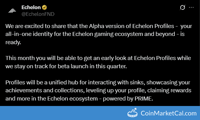 Echelon Profiles Alpha Launch