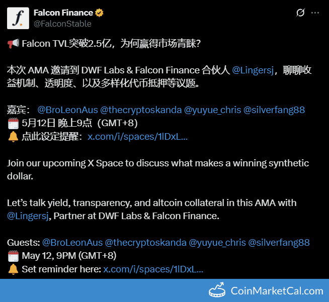 Falcon Finance AMA with DWF Labs Partner