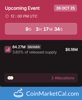 Sahara AI 84.27MM Token Unlock