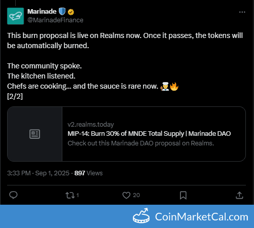 Marinade Finance MNDE Token Burn Proposal