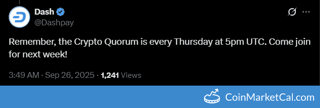 Dash Crypto Quorum Weekly Update