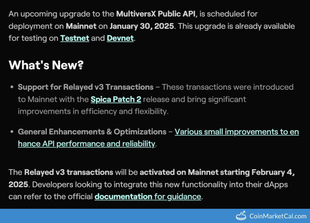 Relayed V3 Transactions