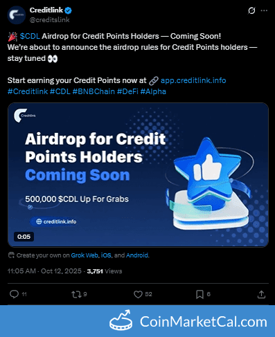 Creditlink Token Credit Points Airdrop ANN