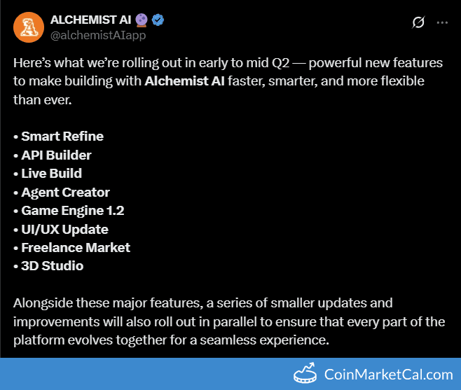 Upcoming Event: Alchemist AI's Q2 Feature Releases