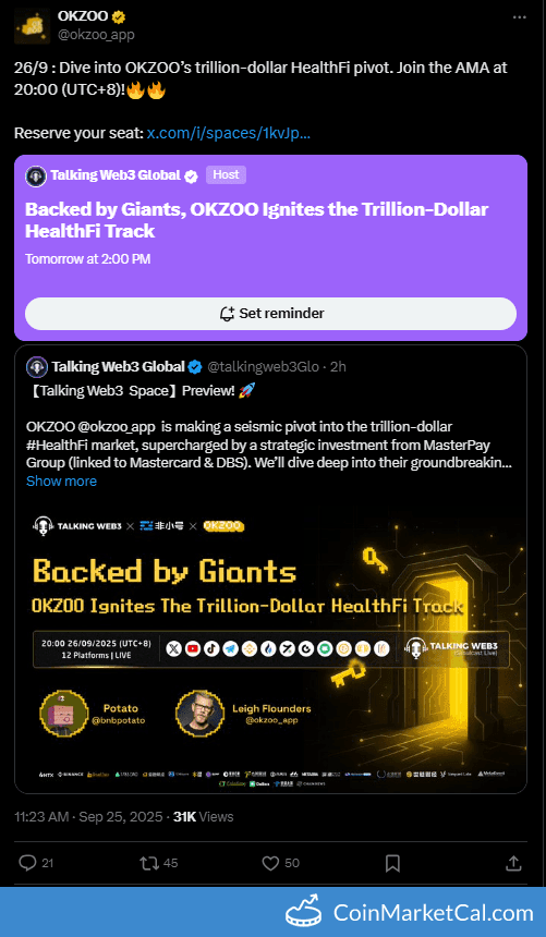 OKZOO HealthFi AMA
