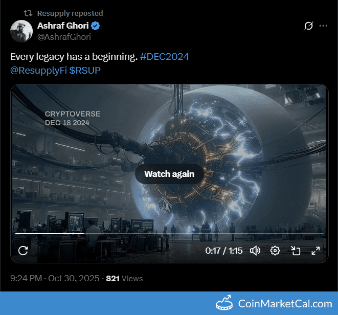 Resupply Announcement