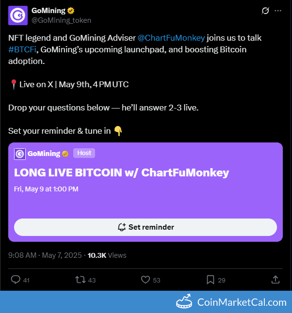 GoMining X Spaces with ChartFu