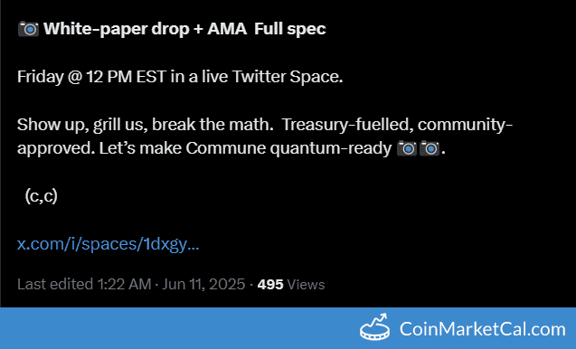 Commune AI Project Markov Whitepaper Drop & AMA