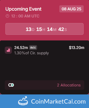 ImmutableX (IMX) 24.52MM Token Unlock