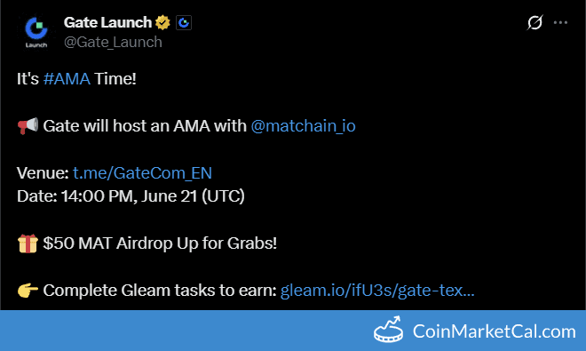 Matchain AMA with Gate Launch 