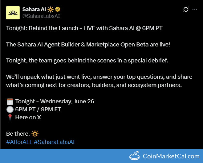 Sahara AI Open Beta AMA