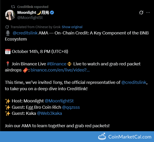 Binance Live: Creditlink AMA