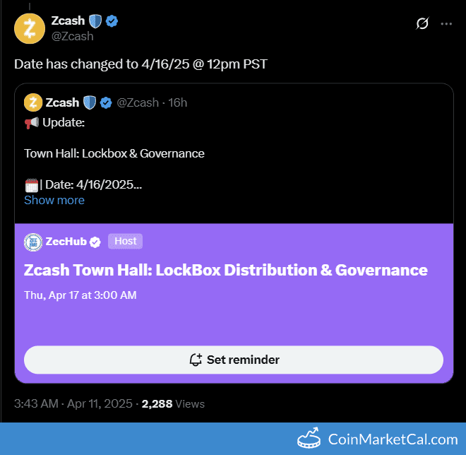 ZCash Town Hall