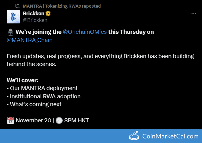 Brickken (BKN) & OnchainOmies (OM) X Spaces AMA
