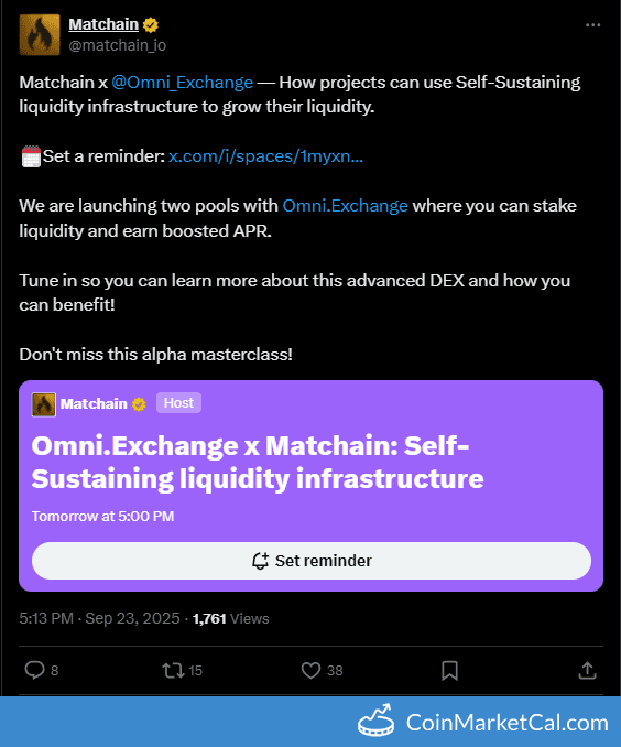 Matchain Liquidity Pools X Spaces