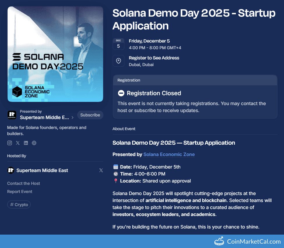 Solana Demo Day 2025
