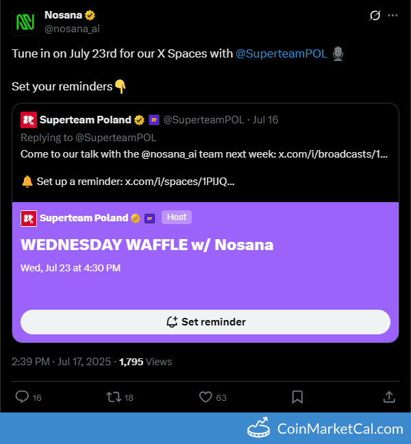 Nosana X Spaces with Superteam Poland