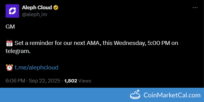Aleph Cloud AMA on Telegram