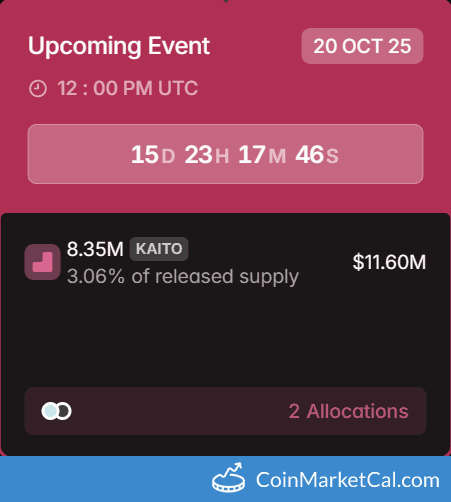 Kaito 8.35MM Token Unlock